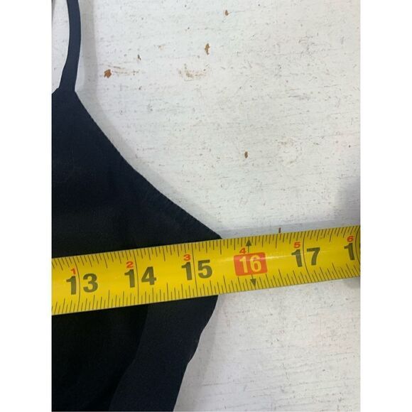 White House Black Market Silk Sleeveless Black Dress Size 0 - Picture 8 of 9